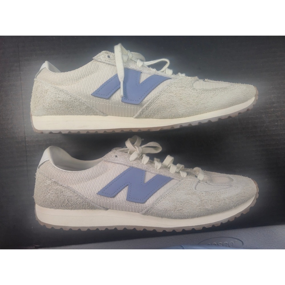 New Balance 471 Men Sneakers Gray Blue Suede Mesh Low Top U471AA Size 12